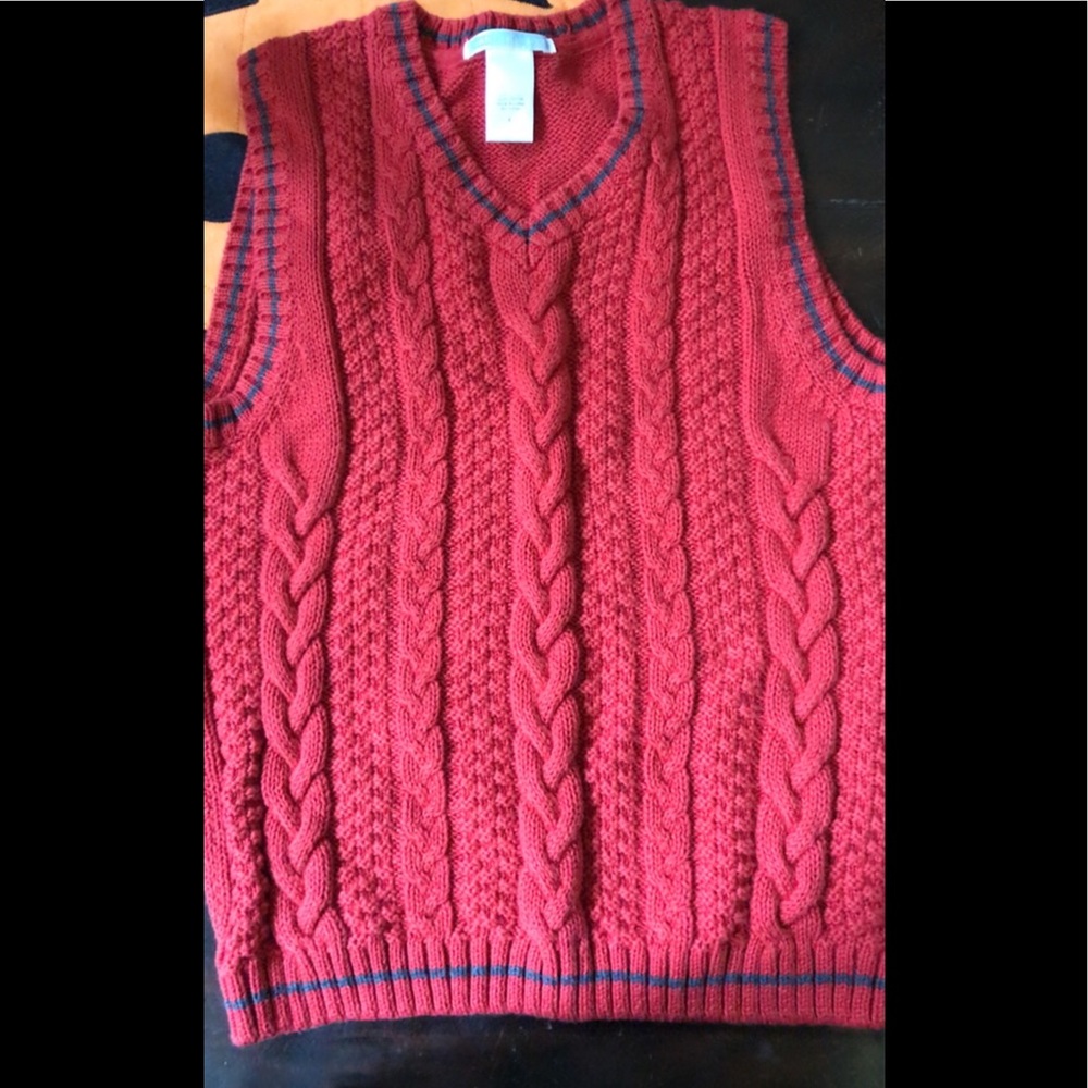 Janie and Jack Sweater Vest - Size 6